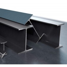 Двутавр нержавеющий г/к 1.4541 / 321 IPN 100 (INP) 80х42х3,9х5,9 мм EN 10034